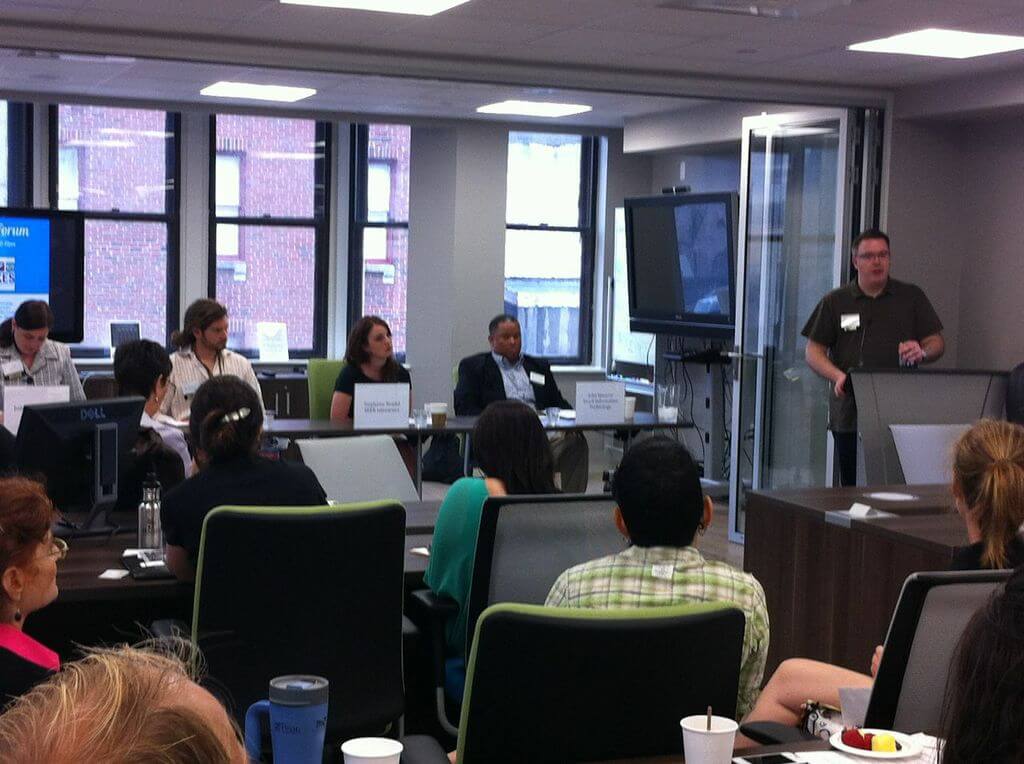 The panel at the SBN/YIKES Technology Forum.